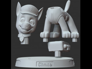Paw Patrol - Chase Model Cetak 3D