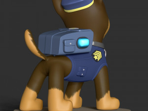 Paw Patrol - Chase Model Cetak 3D