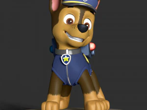 Paw Patrol - Chase 3D Print Model