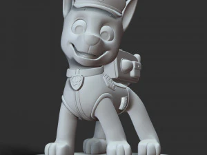 Paw Patrol - Chase 3D Print Model