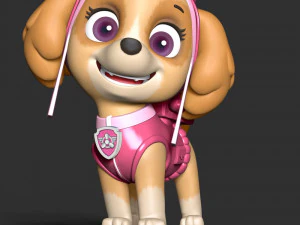 Paw Patrol - Skye 3D Print Model