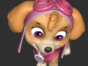 Paw Patrol - Skye 3D Print Model