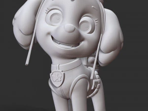 Paw Patrol - Skye 3D Print Model