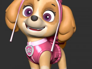 Paw Patrol - Skye 3D Print Model