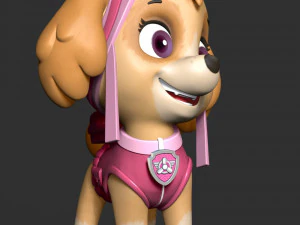 Paw Patrol - Skye 3D Print Model