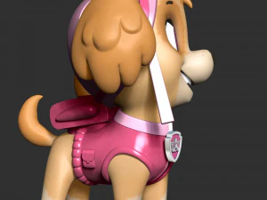 Paw Patrol - Skye 3D Print Model