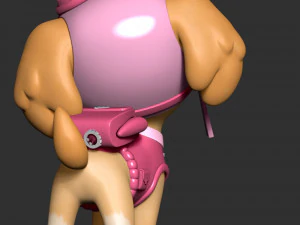 Paw Patrol - Skye 3D Print Model