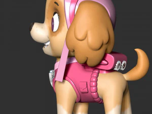 Paw Patrol - Skye 3D Print Model
