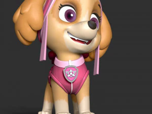 Paw Patrol - Skye 3D Print Model