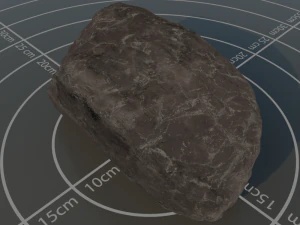 Photoscanned rock 1 3D Model