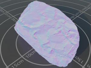 Photoscanned rock 1 3D Model
