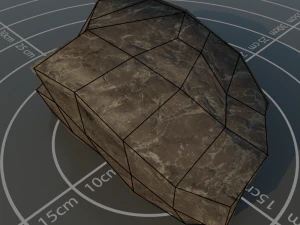 Photoscanned rock 1 3D Model