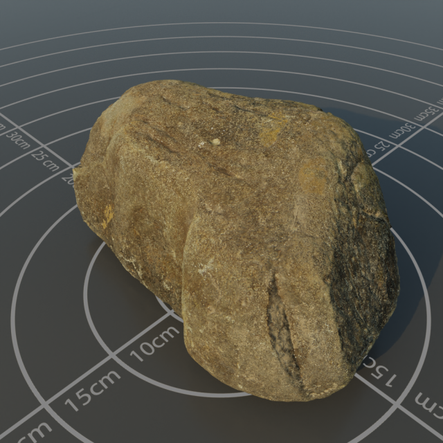 Photoscanned rock 4 Modèle 3D .c4d .max .obj .3ds .fbx .stl .blend 