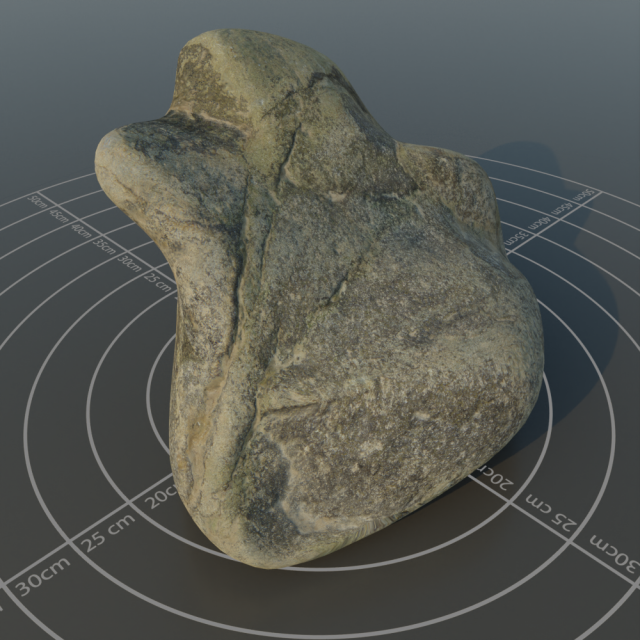 Photoscanned rock 5 Modelo 3D .c4d .max .obj .3ds .fbx .stl .blend 