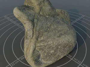 Zdjęcia zeskanowanej skały 5 Model 3D