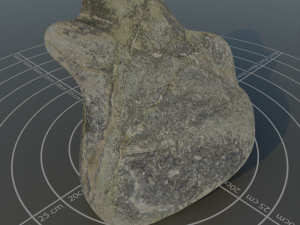 Photoscanned rock 5 Modelo 3D