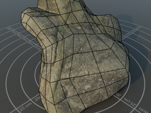 Photoscanned rock 5 Modelo 3D
