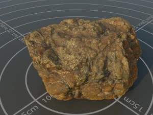 フォトスキャンした岩 6 3Dモデル