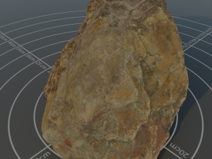Photoscanned rock 7 Model 3D