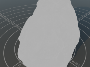 Photoscanned rock 7 Model 3D