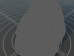Photoscanned rock 7 Model 3D