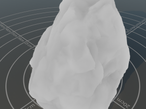 Photoscanned rock 7 Model 3D