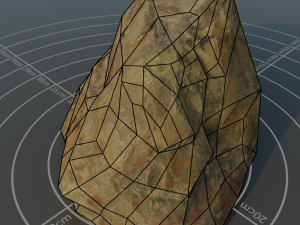Photoscanned rock 7 Model 3D