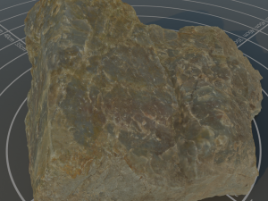 Photoscanned rock 9 Modelo 3D