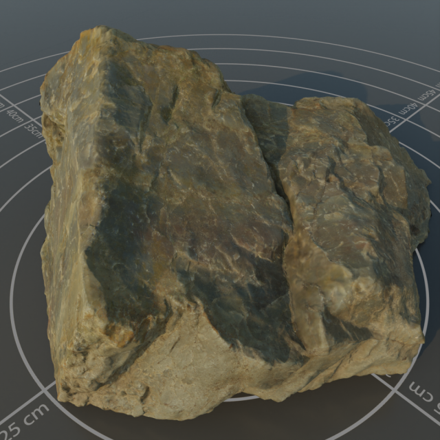 Photoscanned rock 9 Modelo 3D .c4d .max .obj .3ds .fbx .stl .blend 
