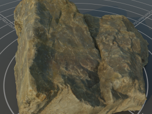 Photoscanned rock 9 3D 模型