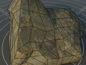 Photoscanned rock 9 Modelo 3D