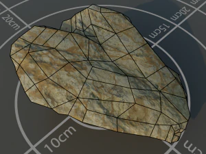 Photoscanned rock 13 3D Model