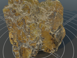 Photoscanned rock 14 3D Model