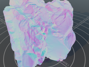 Photoscanned rock 14 3D Model