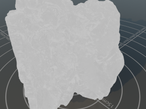Photoscanned rock 14 3D Model
