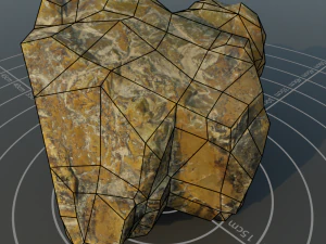 Photoscanned rock 14 3D Model