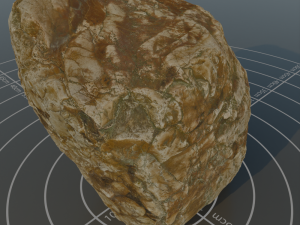 Photoscanned rock 3 3Dモデル