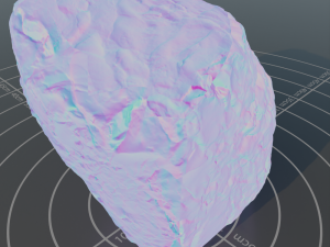 Photoscanned rock 3 3Dモデル