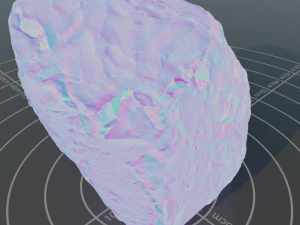 Photoscanned rock 3 3D Model