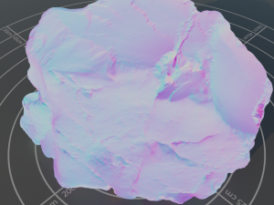Photoscanned rock 11 Model 3D