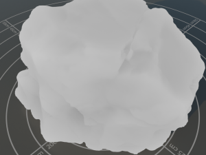 Photoscanned rock 11 Model 3D