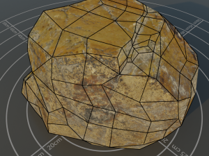 Photoscanned rock 11 Model 3D