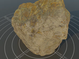Photoscanned rock 15 3D Model