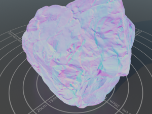 Photoscanned rock 15 Modello 3D