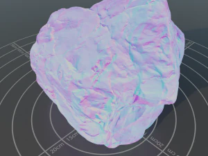 Photoscanned rock 15 3D Model