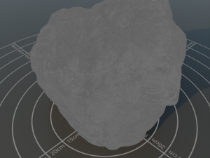 Photoscanned rock 15 Modello 3D