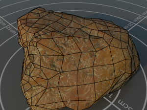 Photoscanned rock 10 3D Modell