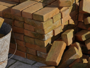 Photoscanned BrickRedMoss Collection 3D Model