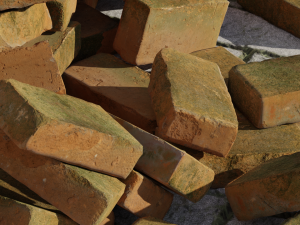 Photoscanned BrickRedMoss Collection 3D Model