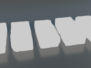 Photoscanned BrickRedMoss Collection 3D Model